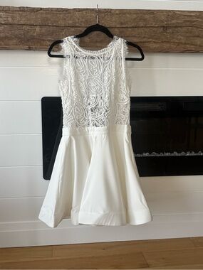 Chelsea Ivory Lace Fit and Flare | Size S